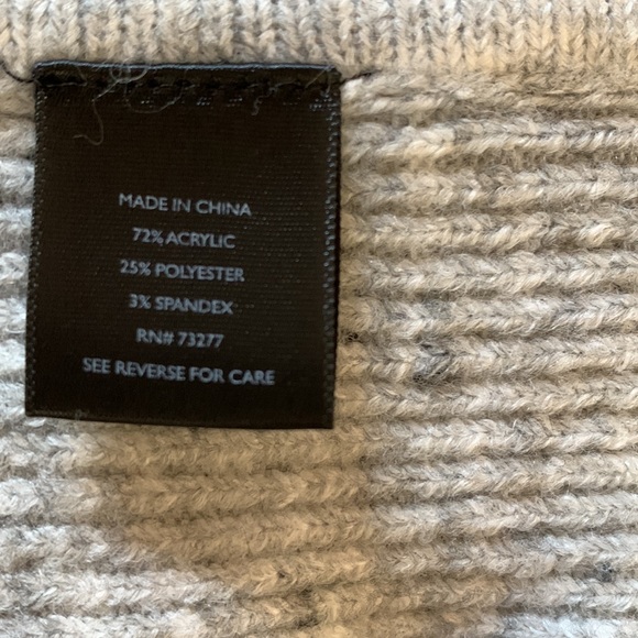 Simply Vera Rib Knit Grey Midi Skirt - Size M - Picture 7 of 8